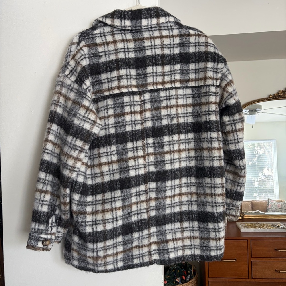 Universal Thread Plaid Wool-Blend Jacket - Picture 3 of 3